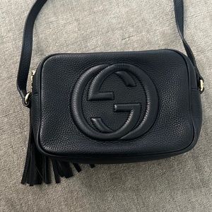 Blonde Gucci Black Crossbody Bag